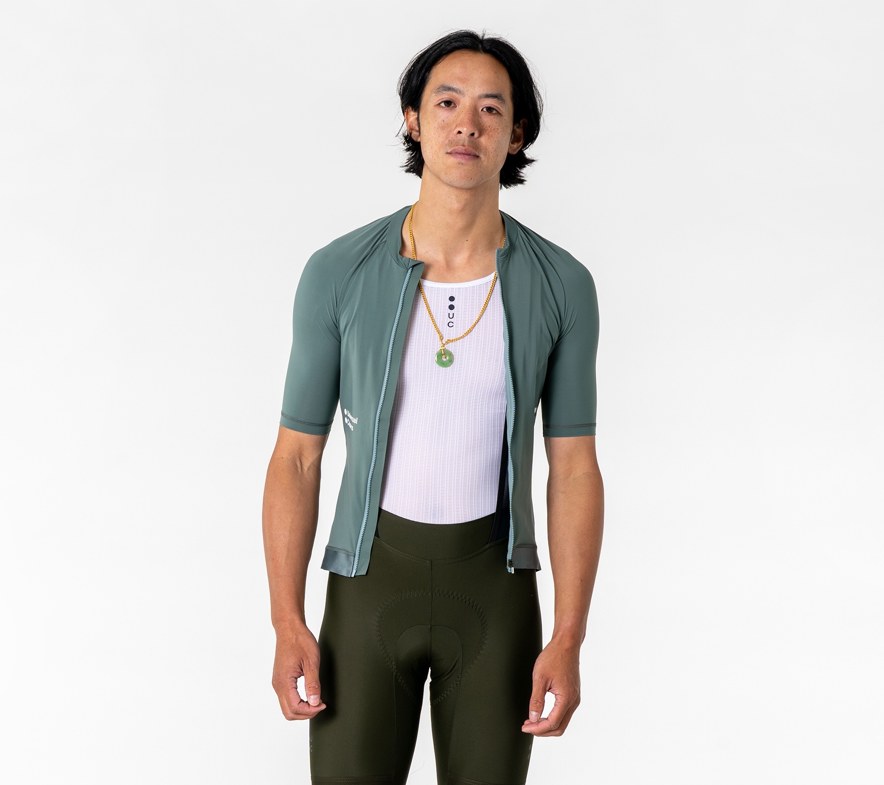 Mono Men's Short Sleeve Jersey Green Daze