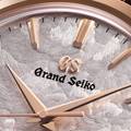 Grand Seiko SBGY026 Spring Drive watch with rose gold case and pink dial.