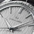 Grand Seiko SBGZ009 watch with hand carved platinum case and birch dial.