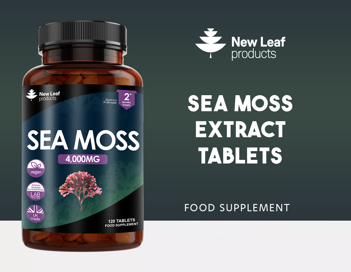 Sea Moss Tablets Extract High Strength 4000mg – New Leaf Products