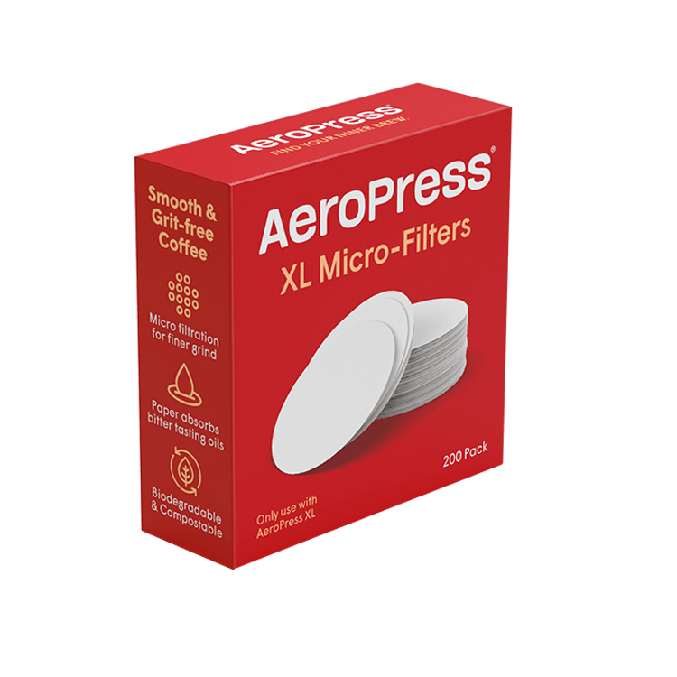 AeroPress XL Micro-Filters | 200 Coffee Paper Filters