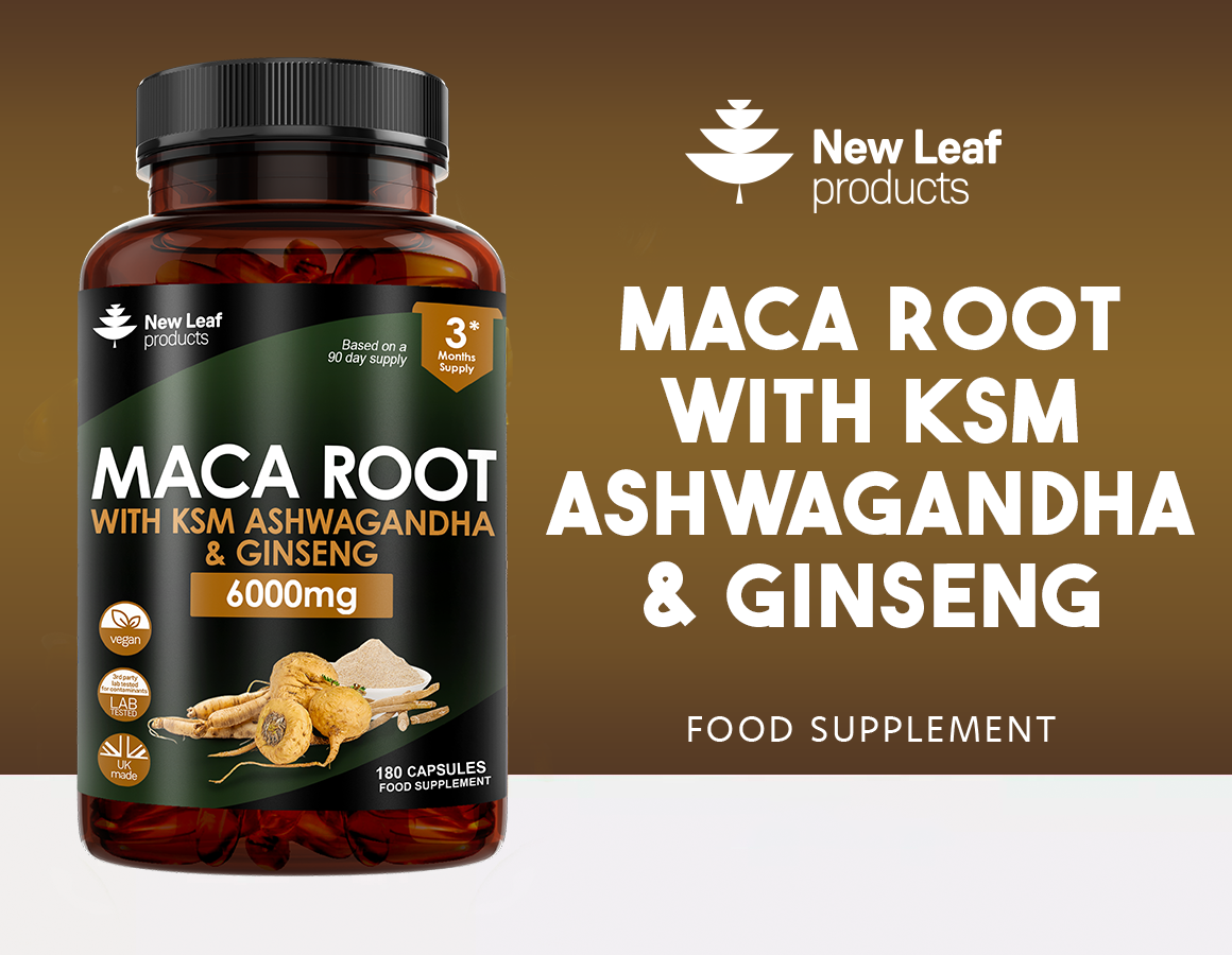 Maca Root, Ashwagandha Capsules | New Leaf Supplements – New Leaf Products