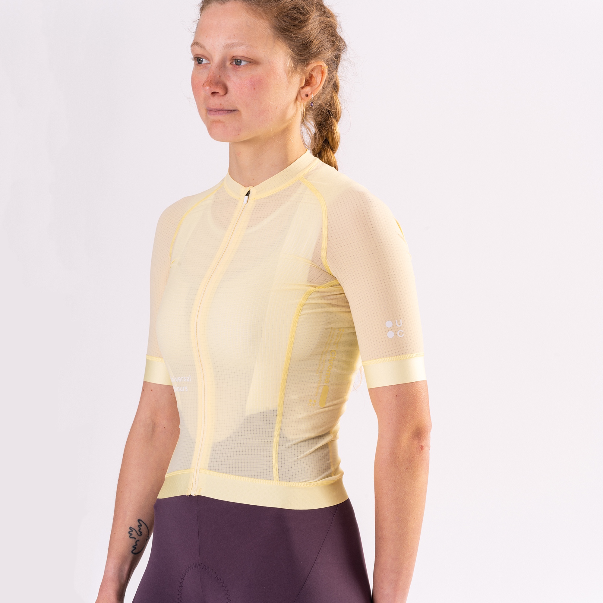 Chroma Women's Short Sleeve Jersey - Lemon Yellow