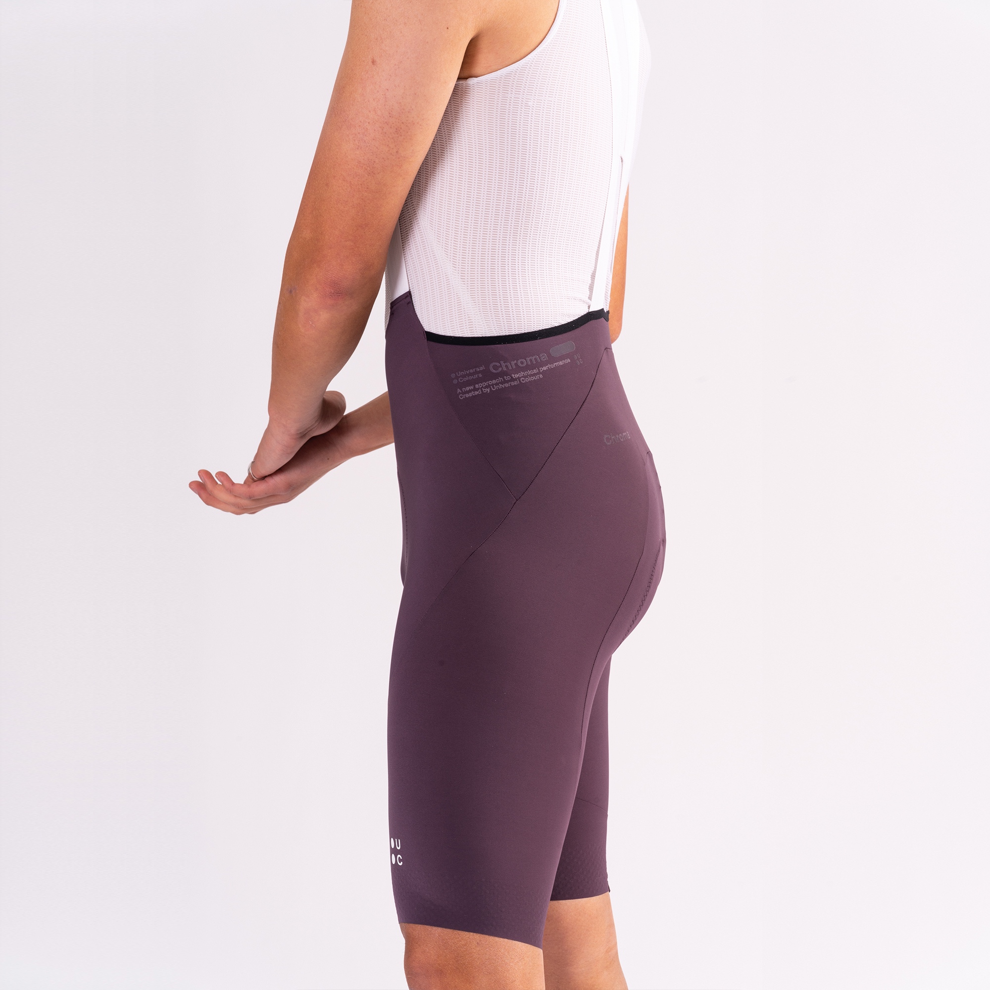 Chroma Men's Bib Short 2.0 - Plum Purple