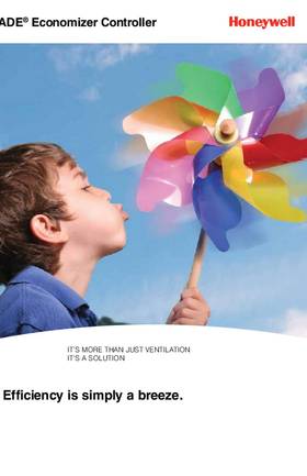 Honeywell Brochure for W7220, Jade Economizer Controller (English)