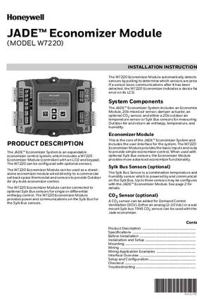 Honeywell 63-2700—11 - JADE™ Economizer Module
