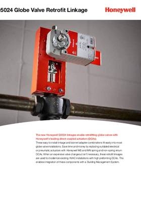 Honeywell Sell Sheet for Q5024 Globe Valve Retrofit Linkage (English)