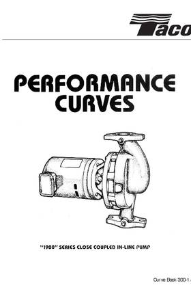 Taco 1900 Series Pumps Performance Curves