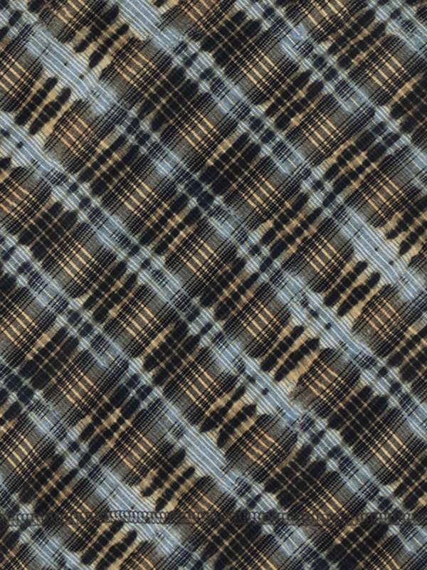 Skinn Dress Bleach Plaid Blue