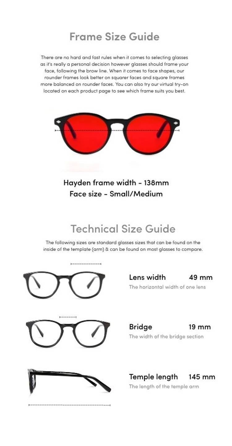 Hayden Blue Light Blocking Glasses - Black