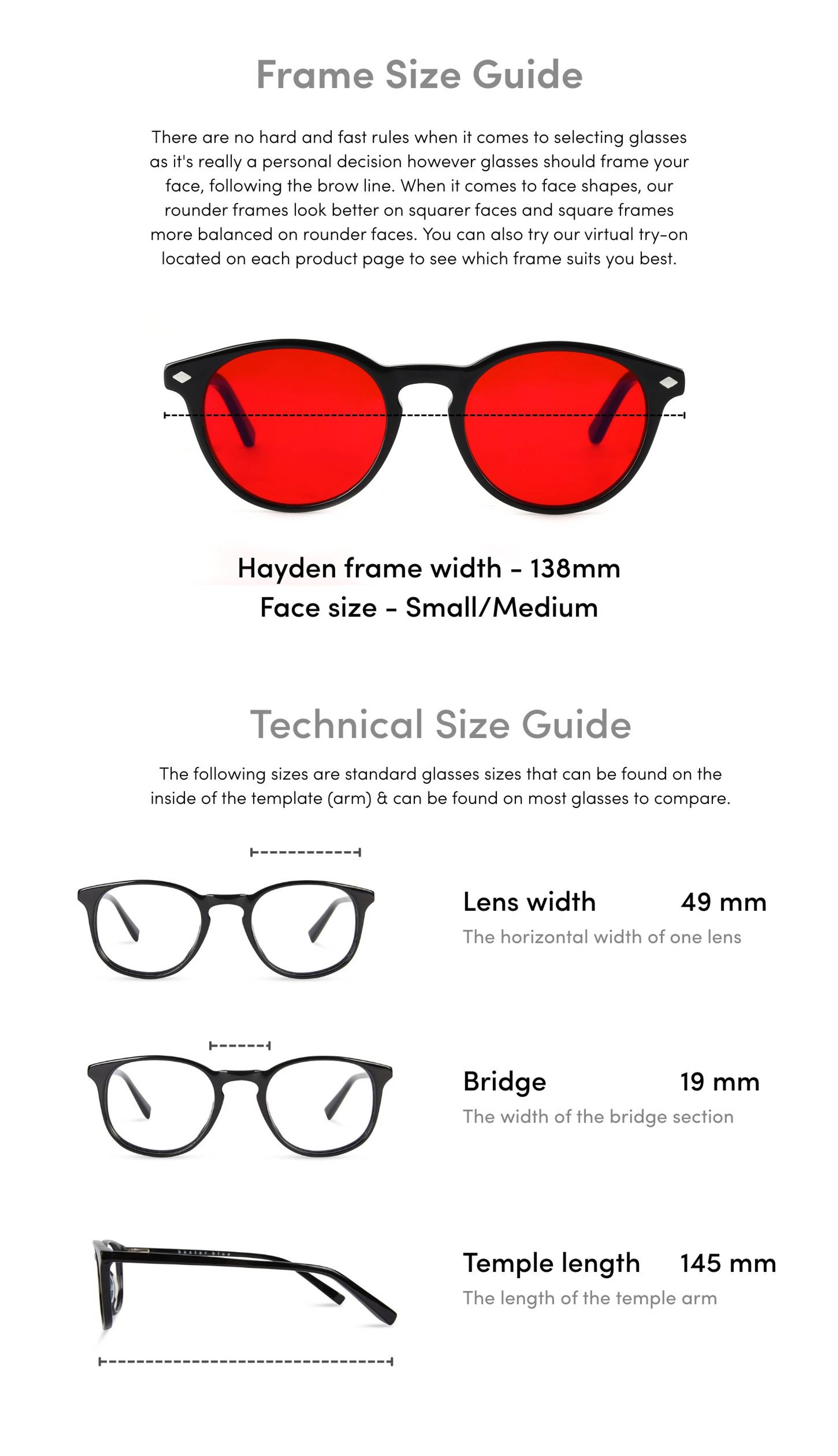 Hayden Blue Light Blocking Glasses - Black