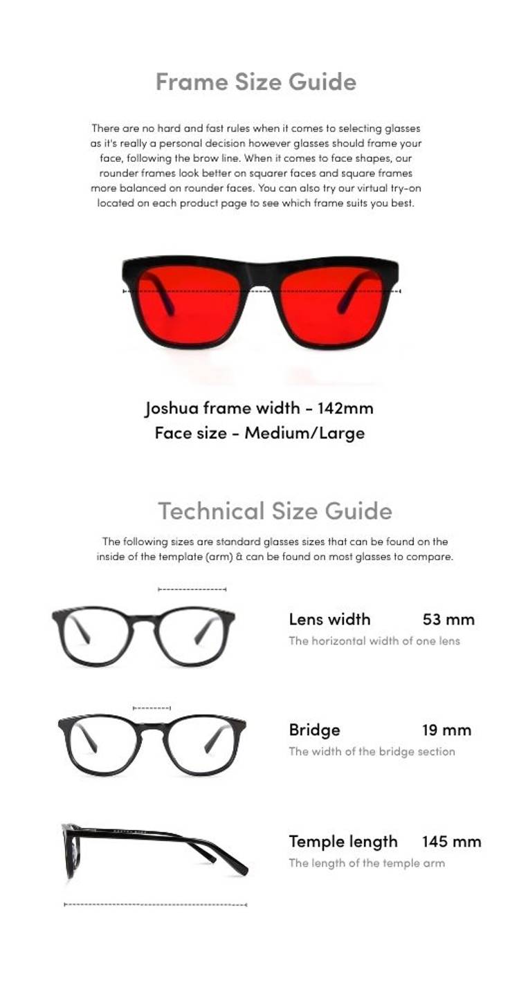Joshua Blue Light Blocking Glasses - Black