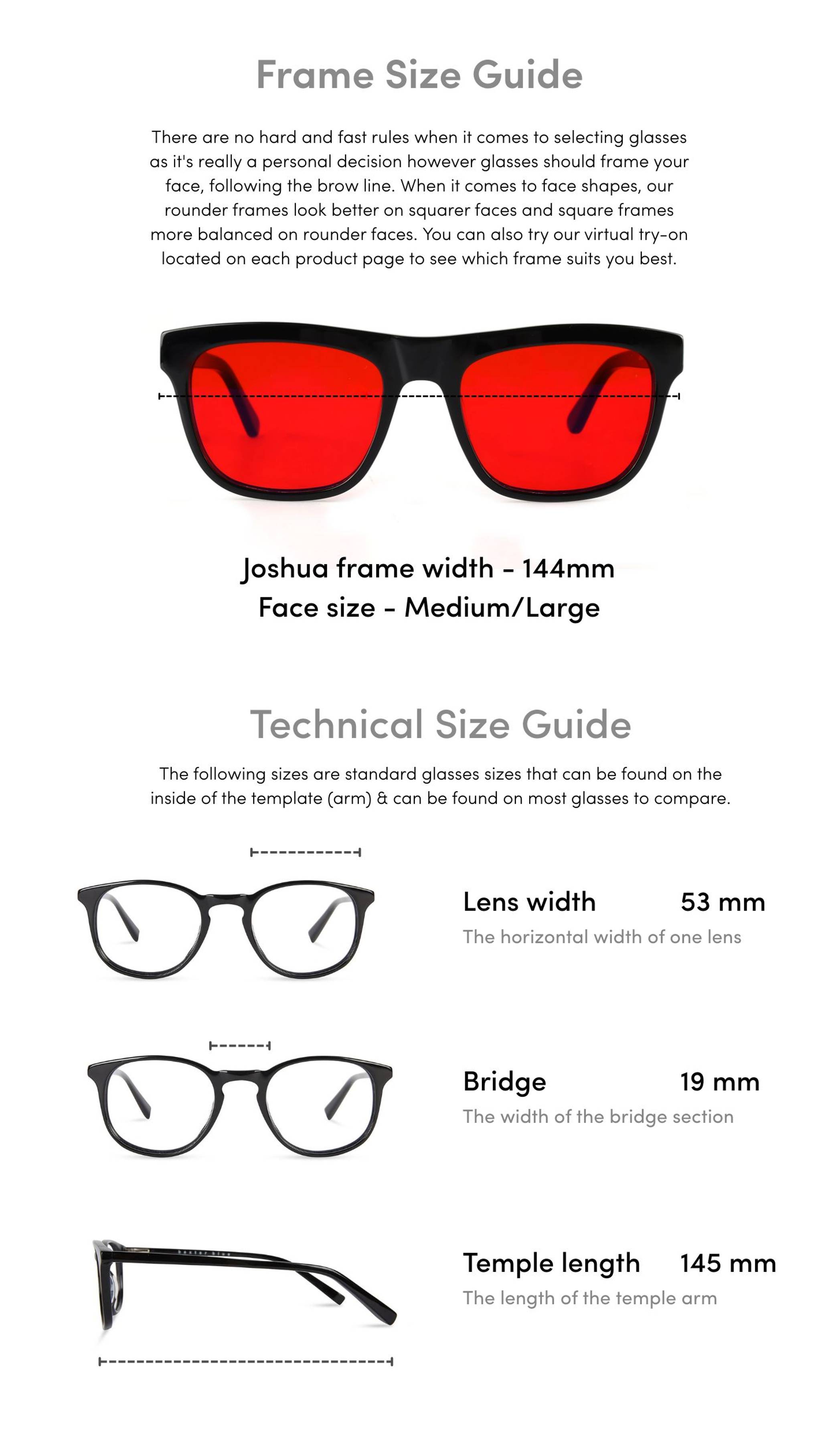 Joshua Blue Light Blocking Glasses - Black