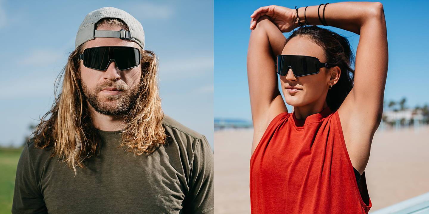 Concord Fast Polarised Sunglasses Black Rubber Wrap Around Frame