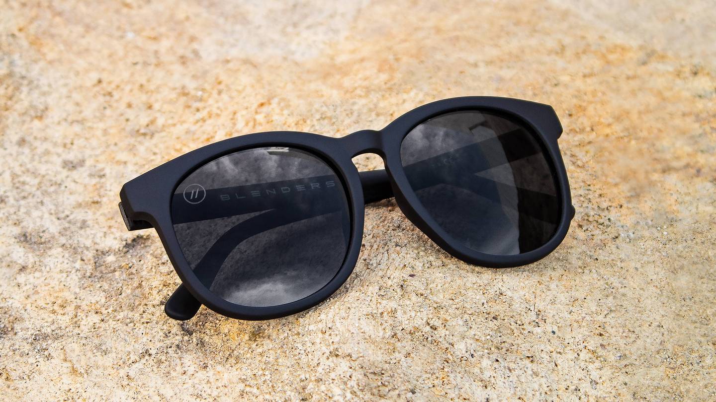 Moon Dawg Polarised Sunglasses - Matte Black Frame & Smoke Lens