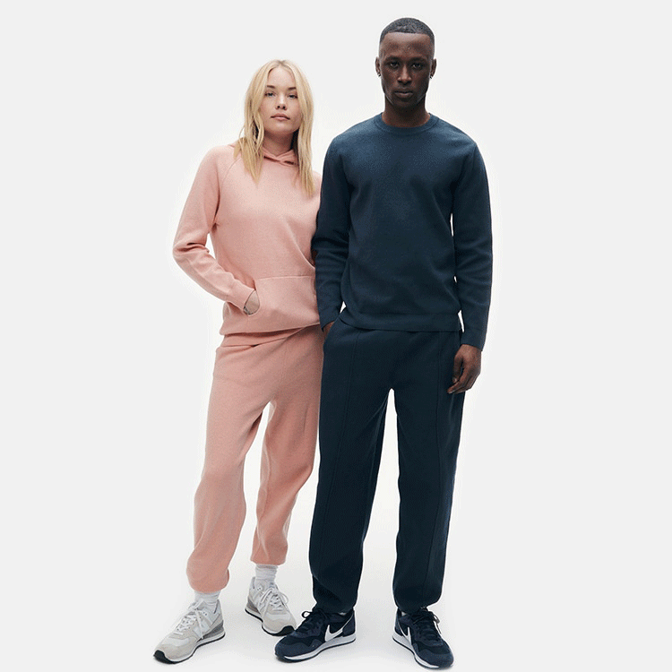 Models wearing new Cafe Cotton Cashmere styles