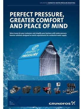 GRUNDFOS DOMESTIC WATER PRESSURE BOOSTING (Product brochure)