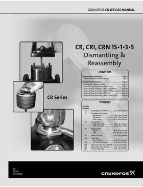 CR, CRI, CRN 1, 1S, 3 & 5 (Dismantling & Reassembly) (Service Manual)