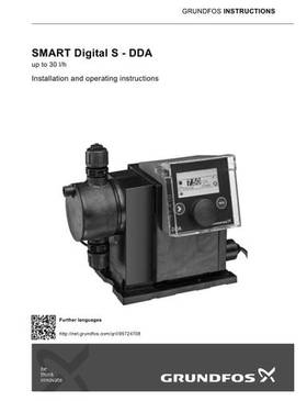 SMART Digital S - DDA, up to 30 l/h (I & O instructions)
