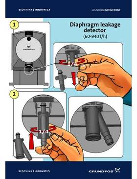Diaphragm leakage detector 60-940 l/h (Quick Guide)