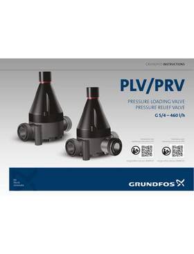 PLV Pressure loading valve / PRV Pressure relief valve  G 5/4, 60-460 l/h (Quick Guide)
