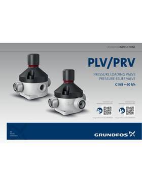 PLV Pressure loading valve / PRV Pressure relief valve G 5/8, up to 60 l/h (Quick guide) (from week 18-2019)