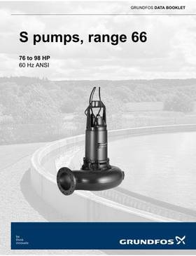 S pumps, range 66 (76 to 98 hp) ANSI (Data booklet)
