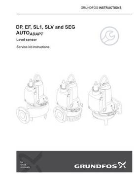 DP, EF, SL1, SLV and SEG AUTOADAPT, Level sensor (Service kit instruction)