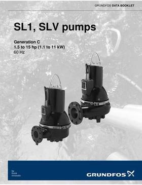 SL1, SLV pumps - 1.5 to 15 hp (1.1 to 11 kW) (Generation C) (Data booklet)