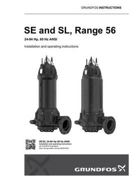 SE and SL, Range 56 (Installation and operating instructions)