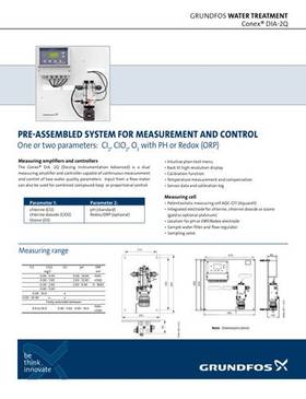 GRUNDFOS WATER TREATMENT - Conex® DIA-2Q (Data Sheet)