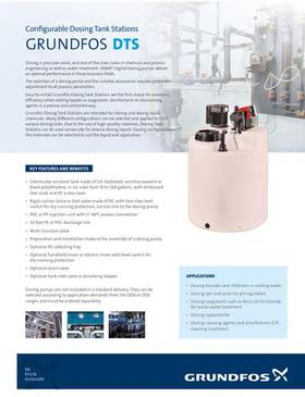GRUNDFOS DTS, Configurable Dosing Tank Stations (Data sheet)