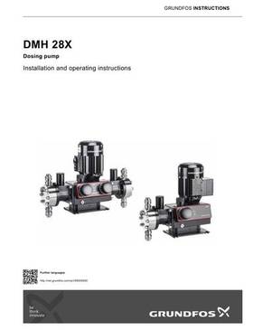 DMH 28X, Dosing pump (Installation and operating instructions)