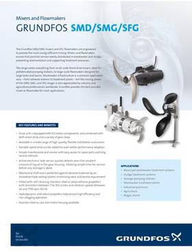 SMD, SMG, SFG Mixers and Flowmakers (Data sheet)