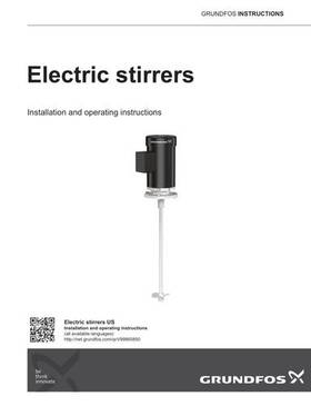 Electric stirrers (I & O instructions)
