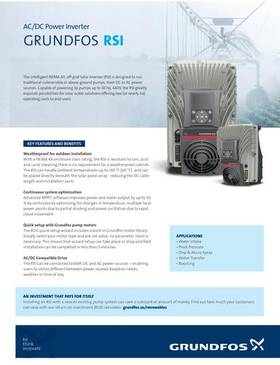 RSI, AC/DC Power Inverter (Product brochure)