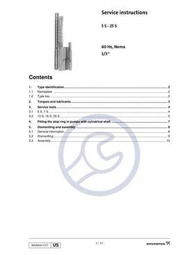 5 S to 25 S (Service Instructions)