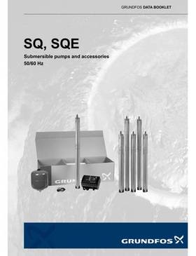 SQ, SQE, SQE-NE - submersible pumps (Data booklet)