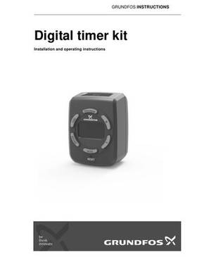 Digital timer kit (Installation and operating instructions)
