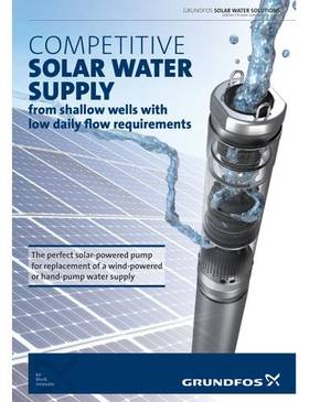 GRUNDFOS SOLAR WATER SOLUTIONS, SQFlex 1-8 solar submersible pump (Product brochure)