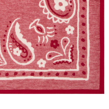 Vintage Red Bandana Blanket