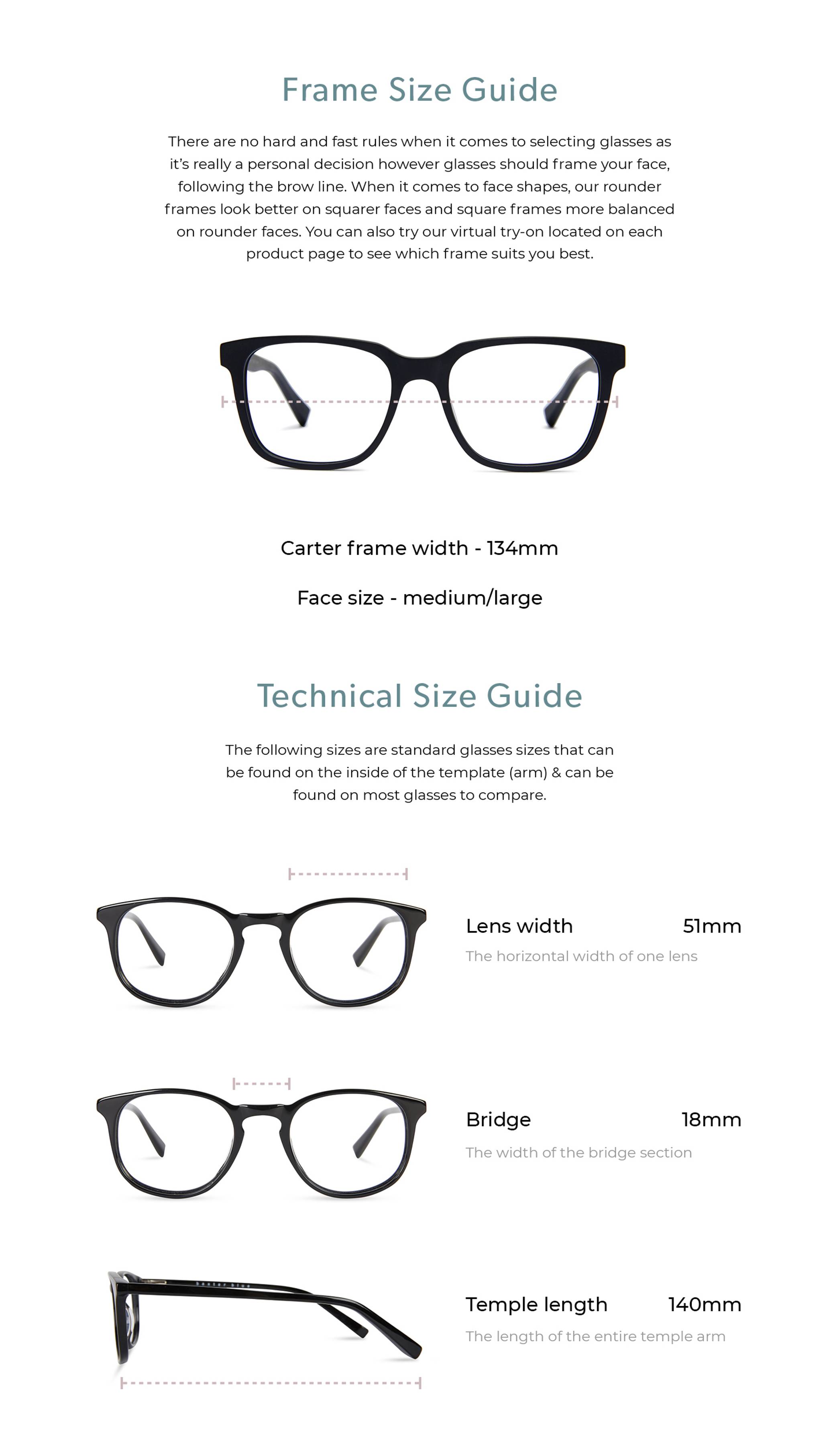 Carter Blue Light Blocking Glasses - Matte Black