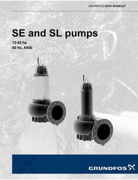 SE/SL pumps, 12 to 42 hp, ANSI (9 to 30 kW) (Data booklet)