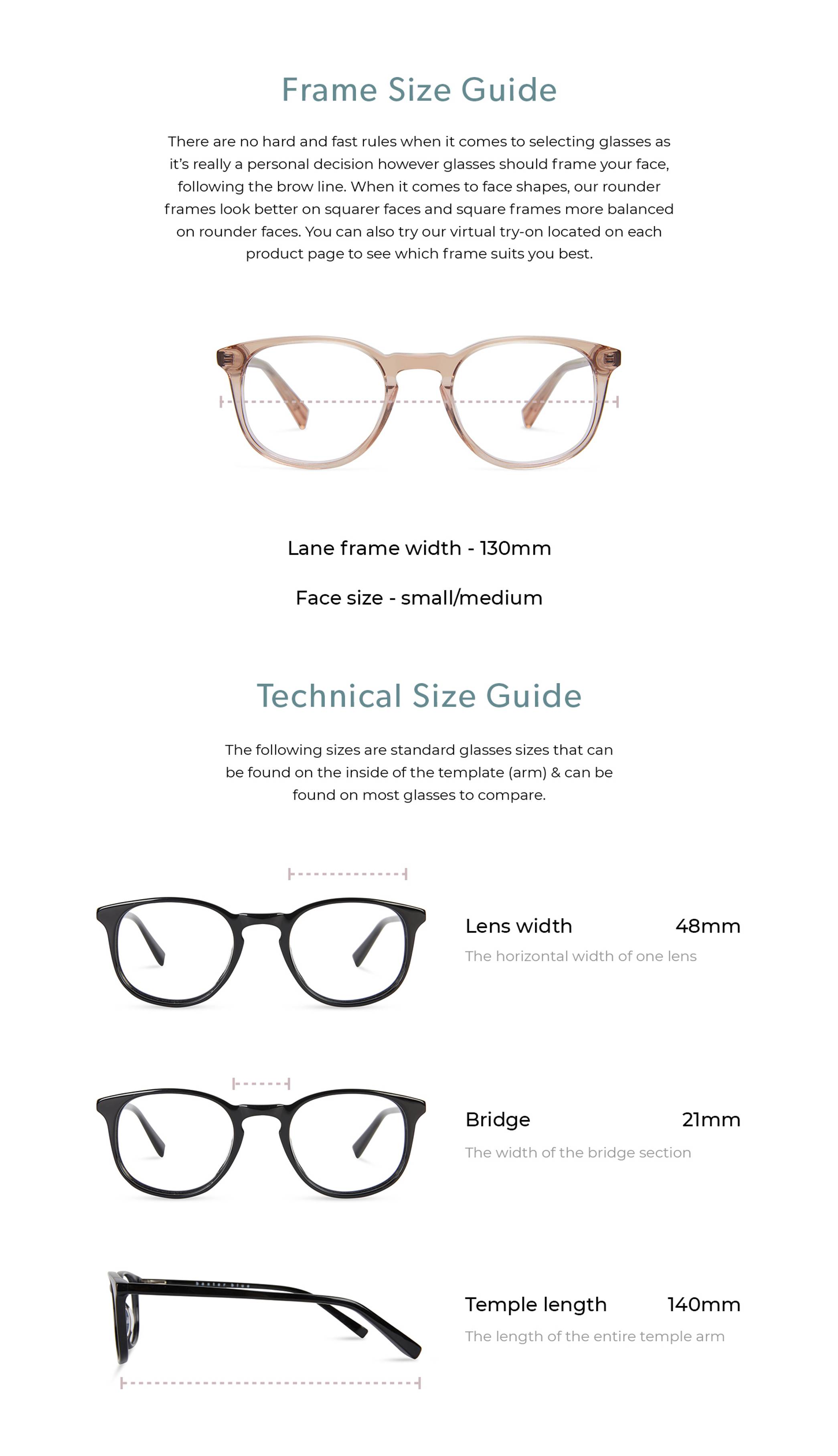 Lane Blue Light Blocking Glasses - Crystal