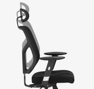 X-Chair X1 High End Task Chair, Black Flex Mesh with Headrest - Ergonomic  Office Seat/Dynamic Variable Lumbar Support/Highly Adjustable/Relaxed