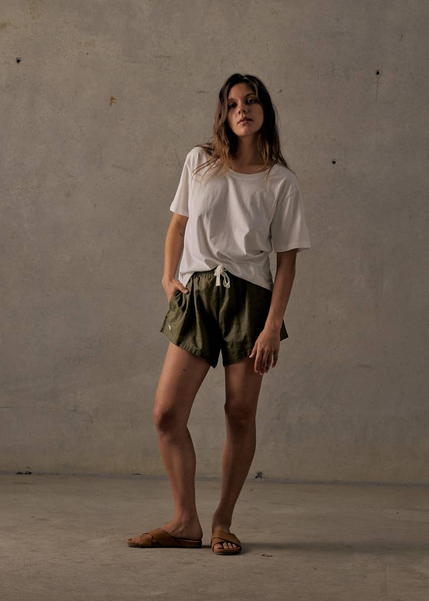 Deep V Hemp Tee