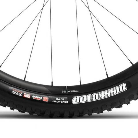 Orbea Rise M10 2024 Maxxis Dissector Tyres on OQUO Wheels 