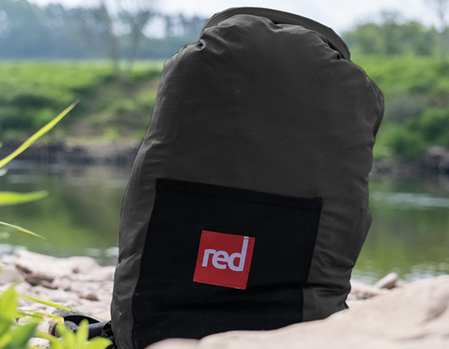 Red Original Pro Change Robe Stash Bag - Black