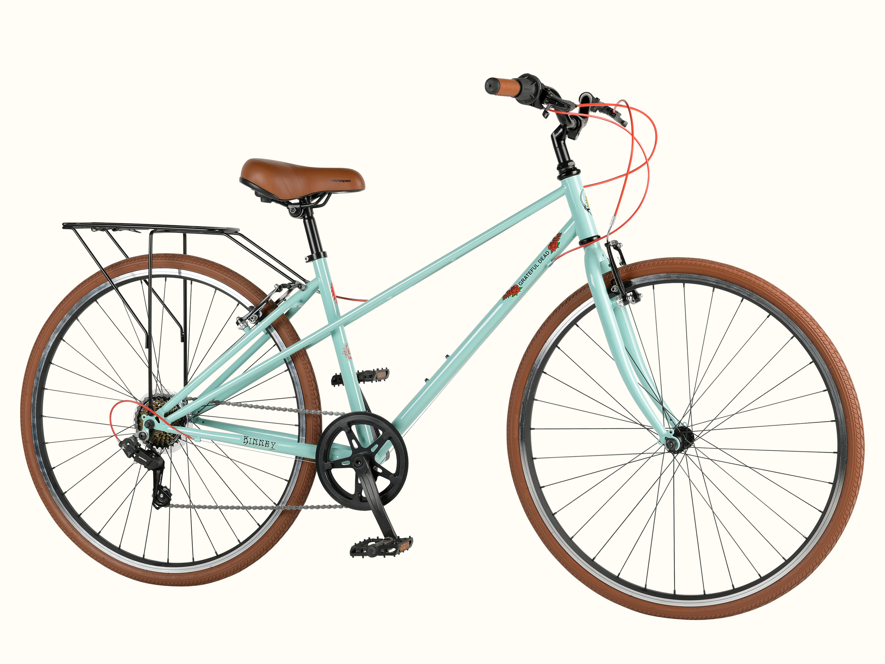 Kinney Mixte City Bike - 7 Speed - Grateful Dead | Retrospec