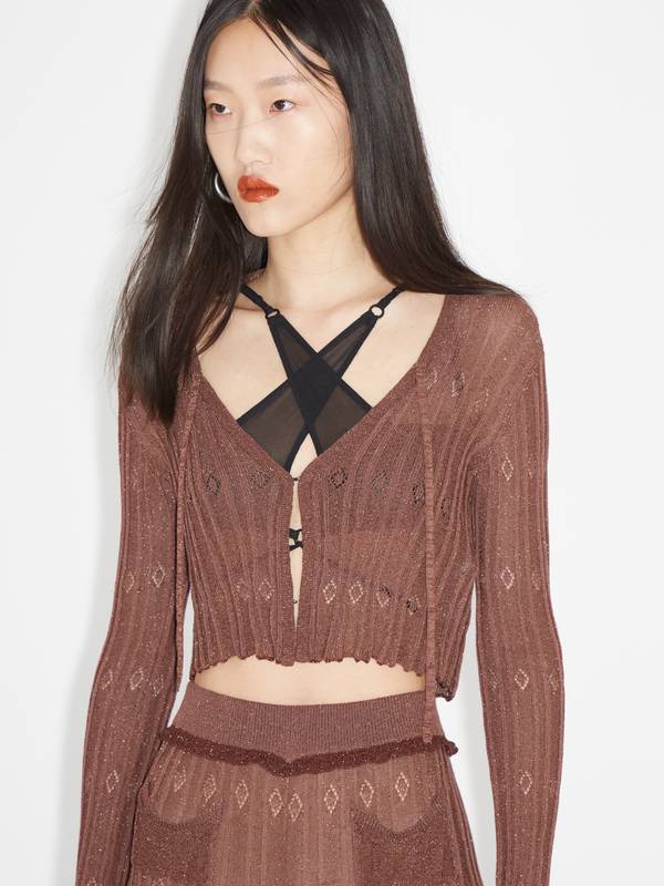 Nexx Cardigan Dark Glitter